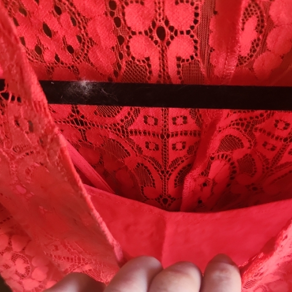 Hollister Red Mini Dress Vibrant and Playful - Picture 4 of 4